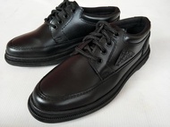 Men Black PVC Leather Shoes/Kasut PVC Hitam Lelaki#9671(Black)