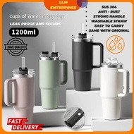 SUS 304 Stainless Steel Thermos Tumble Bottle & Cup with Straw Macaron Vacuum Insulated Tumbler Cup 
