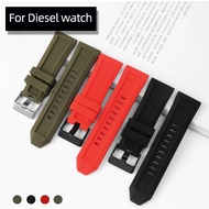 24mm 26mm 28mm Silicone Rubber Bracelet Watch Band for Diesel DZ4427 DZ4487 DZ4323 DZ4318 DZ4305 Ser