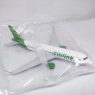 Diecast miniature citylink airplane made of iron, children's toy