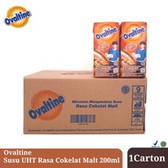 Ovaltine Milk Uht Chocolate Malt Flavor 200ml 1carton