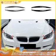 Car Glossy Black Headlights Eyebrows HeadLight Trim Stickers for     3 Series E90 2005-2012  Replace