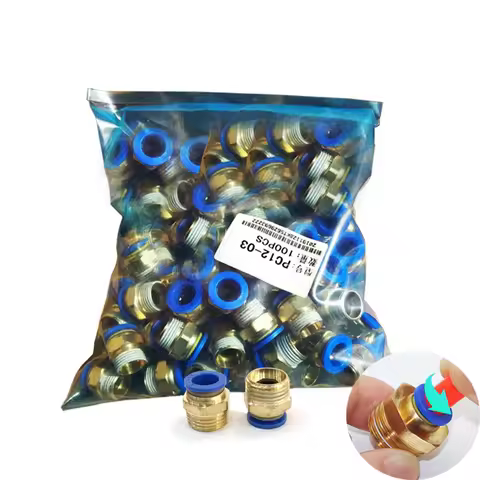 50Pcs PC Pneumatic Fitting Air Connector Quick Connecors Fitttings PC4-M5 PC4-01 PC6-01 PC6-02 1/8 1