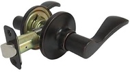 Naples Reversible Lever Passage Lockset, Aged Bronze -LYEX703BZ