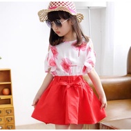 Girls Fashion/2-7 Years Old Clothing/rose blooms farming Suits/Cute Girls Clothes