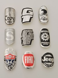 Bicycle Badge Soft Aluminum Alloy Production BMX Bicycle Accessories Waterproof DIY Decorative Stick