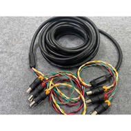 6-core 1.5mm and 2.5mm speaker wire set with built-in jack, price per combo