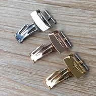 Time Strap Substitute AP Epillon Buckle Royal Oak Leather Rubber Strap Discount 18mm Gold Rose Gold 