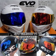 EVO Visor Lens EVO GSX3000 Visor Lens EVO GT Pro Visor Lens EVO Helmet Iriduim Visor Lens Revo Visor