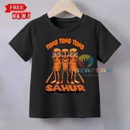 TUNG TUNG TUNG SAHUR CHILDREN'S T-SHIRT ANOMALI TUNG TUNG TUNG SAHUR