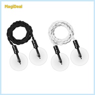 2x Travel Laundry Clothesline Stretch up 8 Feet Non Slip for Hotel Bathroom Outdoor