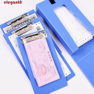 ELEGANT Clipboard File Box Case A4/A5/A6/B6 Plastic Writing Clipboard Ticket Storage Student Station