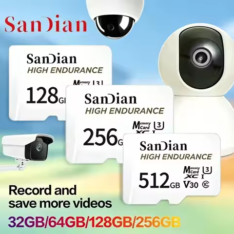 High Endurance micro Tf SD Card V30 U3 C10 Professional Memory card for dash cam or home monitoring 