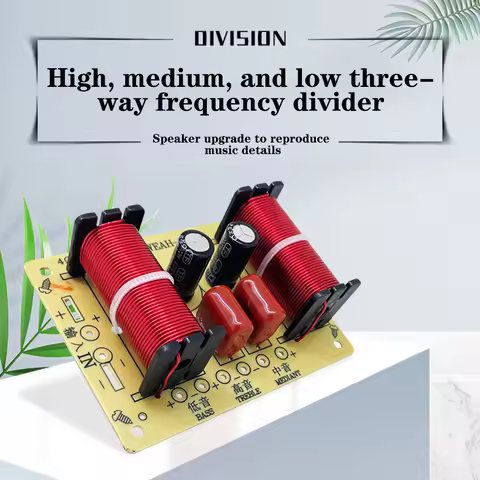3 Way 150W Hi-Fi Audio Speaker Crossover Treble Midrange Bass Independent Crossover Home Speakers Fi