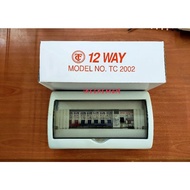 ORIGINAL 12 WAY DB DISTRIBUTION BOARD QUALITY PRODUCT FOR HOUSING APPLICATIONS 12 WAY FULL SET