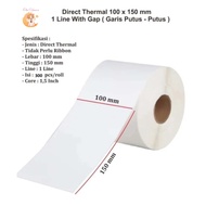 (The Ham's) THERMAL STICKER LABEL 100 X 150 BARCODE 100X150 SIZE A6