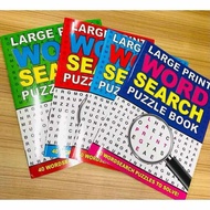4pcs Set Word Search Word Finds Word Hunt Puzzle Educational Book