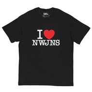 I Love Nwjns Fans Shirt NewJeans Korean Summer Tees Printed Cotton Clothes S-5XL