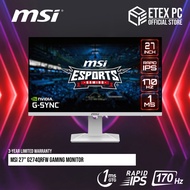 MSI 27" G274QRFW Gaming Monitor - ( Rapid IPS / WQHD / 170Hz / 1ms / G-Sync )