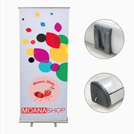Quality Triangular Roll-up Banner Stand Advertising Indoor Exhibition Booth Front Sign Display