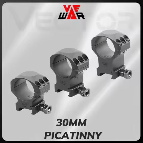 Vector Optics Hunting Rifle Scope Mounts Ring for Dia 30Mm Tube Scopes Picatinny Rail Tactical Mount