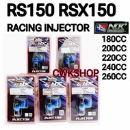 NLK INJECTOR RS150 RSX150 Y15 V2 RACING INJECTOR NLK PERFORMANCE 160CC 180CC 200CC 220CC 240CC 260CC