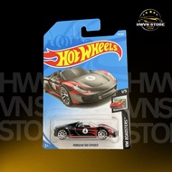 Miniverse - Black Hotwheels Porsche 918 Spyder model car