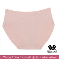 Wacoal Panty กางเกงในรูปทรง BIKINI รูปแบบเรียบ - WU1C34