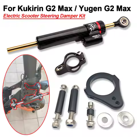 For Kukirin G2 Max / Yugen G2 Max Electric Scooter Accessories Stabilizer Steering Damper Mounting M