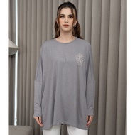 Mayoutfit Zanele Blouse | Oversized Knit Batwing Sleeve Top