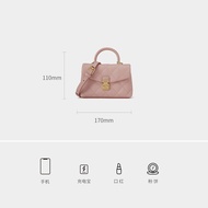 กระเป๋าสะพายข้างหนังแท้ ELLE กระเป๋าสี่เหลี่ยมเล็กแบบสะพายข้าง กระเป๋าสะพายไหล่แบบหนังแท้สำหรับผู้หญ