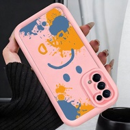 Casing hp for OPPO Reno 5 4G Reno 5 5G Reno 4 4G Reno 5K Find X3 Lite Case Sad expression with paint