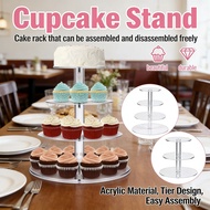 Dessert Stand Cupcake Food Display Stand 3/4Tier Acrylic Cake Stand Stand