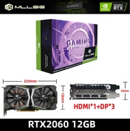 RTX2060 12GB RTX2060 12GB MLLSE RTX 2060 12GB Gaming Graphics Card GDDR6 192Bit PCI Express 3.0X16 N