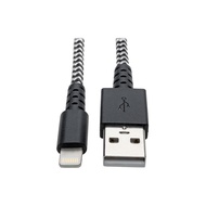 Tripp Lite Heavy Duty USB to Lightning Charging & Data Cable, Heavy Duty with Braided Jacket, MFi Ce