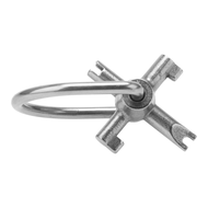 HVAC Tools Locking Cap Key for Refrigerant Safety Caps Universal Triple Use Multi Key for Refrigeran
