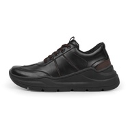XTRAIL FULL BLACK |ManNeedMe x NAZ| Sepatu Sneakers Pria Casual Shoes JAHIT SOL PREMIUM
