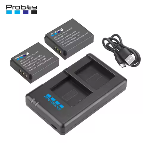 2000mAh DB-120 Rechargeable Battery with USB-C Port for Ricoh GR IV GRIV GR4 Charger for GR 4 Digita