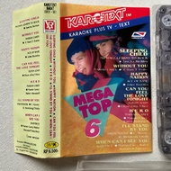 Old-School Cassette Tape for Karaoke Plus TV - Text MEGA TOP 6
