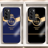 CASE FOR OPPO RENO 12 5G, RENO 12 PRO 5G FIGURE 555 PREMIUM TEMPERED GLASS BACK