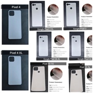 Anti-Scratch PIXEL 4a 4g 5g 4 6 4XL 3XL 3 3a 2 XL Back Protector Film 3D film skin carbon fiber gars