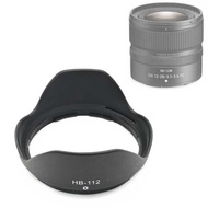 HB112 Bayonets Lens Hood Sunshade Cover replace HB-112 for Nikon Nikkor Z DX 12-28mm f/3.5-5.6 PZ VR