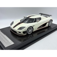 VMB 1/18 Koenigsegg CCX White Luminous Limited Edition Resin Model Number: 9/30 Package Complete