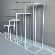 ชุด 4 ชิ้น สีทอง รอบเหล็กเค้กตารางชั้นวางโต๊ะขนมพื้นที่ต้อนรับตกแต่งงานแต่งงานโต๊ะเค้กอุปกรณ์ประกอบฉ