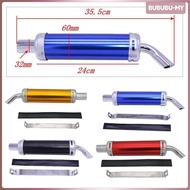[BububuMY] Universal Aluminum Alloy Motorcycle Muffler Exhaust Silencer Slip on Pipe Street Bike Baf