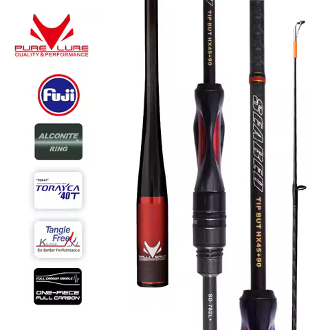 PURELURE SEABED Lightweight Long-Range Micro Bait All-Fuji Small Root Rod Spinning Casting Rod Botto