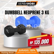 Dumble Barbell 3kg / 3 kg Dumble Vinyl Dumbell 3 kg Quality Iron Neoprene