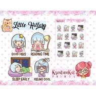Little Hillary Planner Stickers