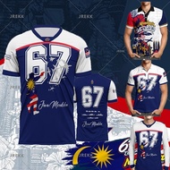 Merdeka 67  baju t shirt merdeka 2024 T-SHIRT MALAYSIA MERDEKA 67 SPECIAL EDITION New Independent 67