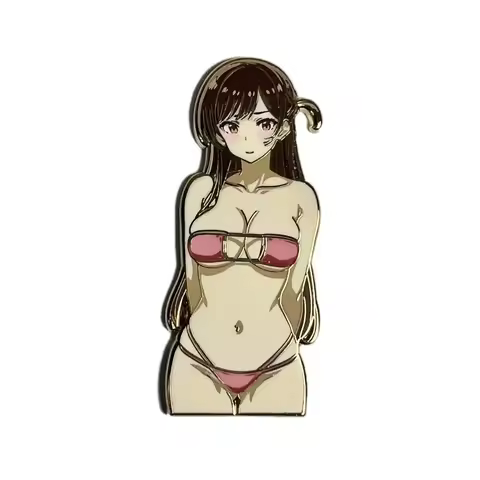 Rent Girlfriend Chizuru Mizuhara Metal Anime Needle Badge Brooch PIN